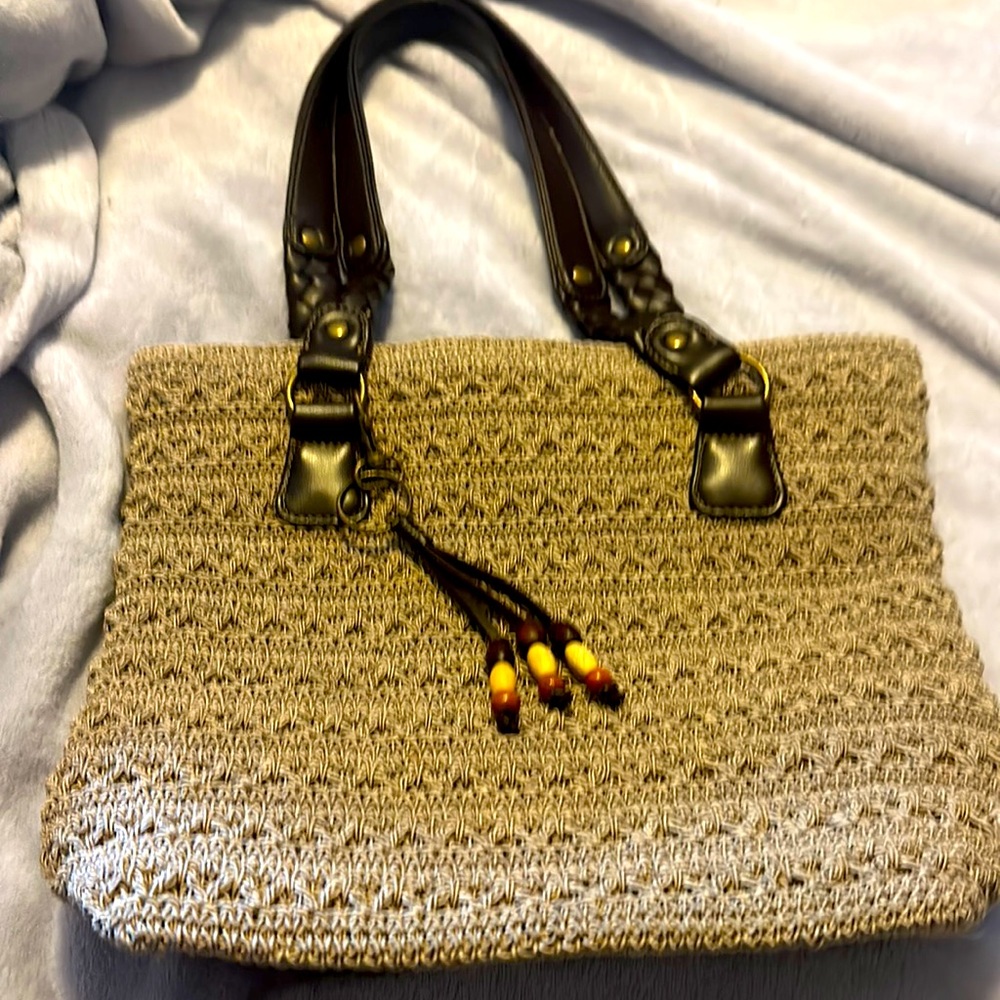 Frankie & Johnnie Crochet Shoulder Tote Bag